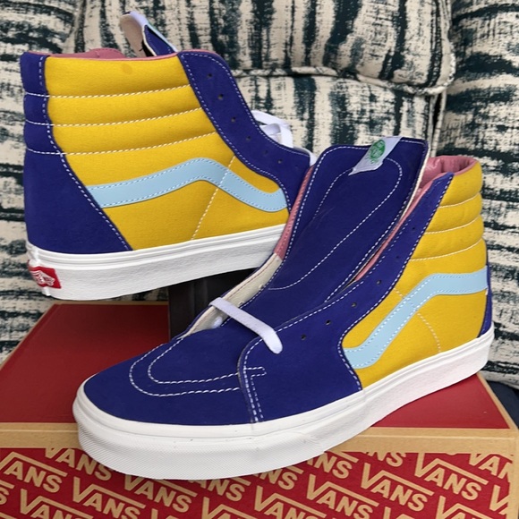 Vans Sk8-Hi Sunshine Multi/True White MENS - Picture 9 of 16
